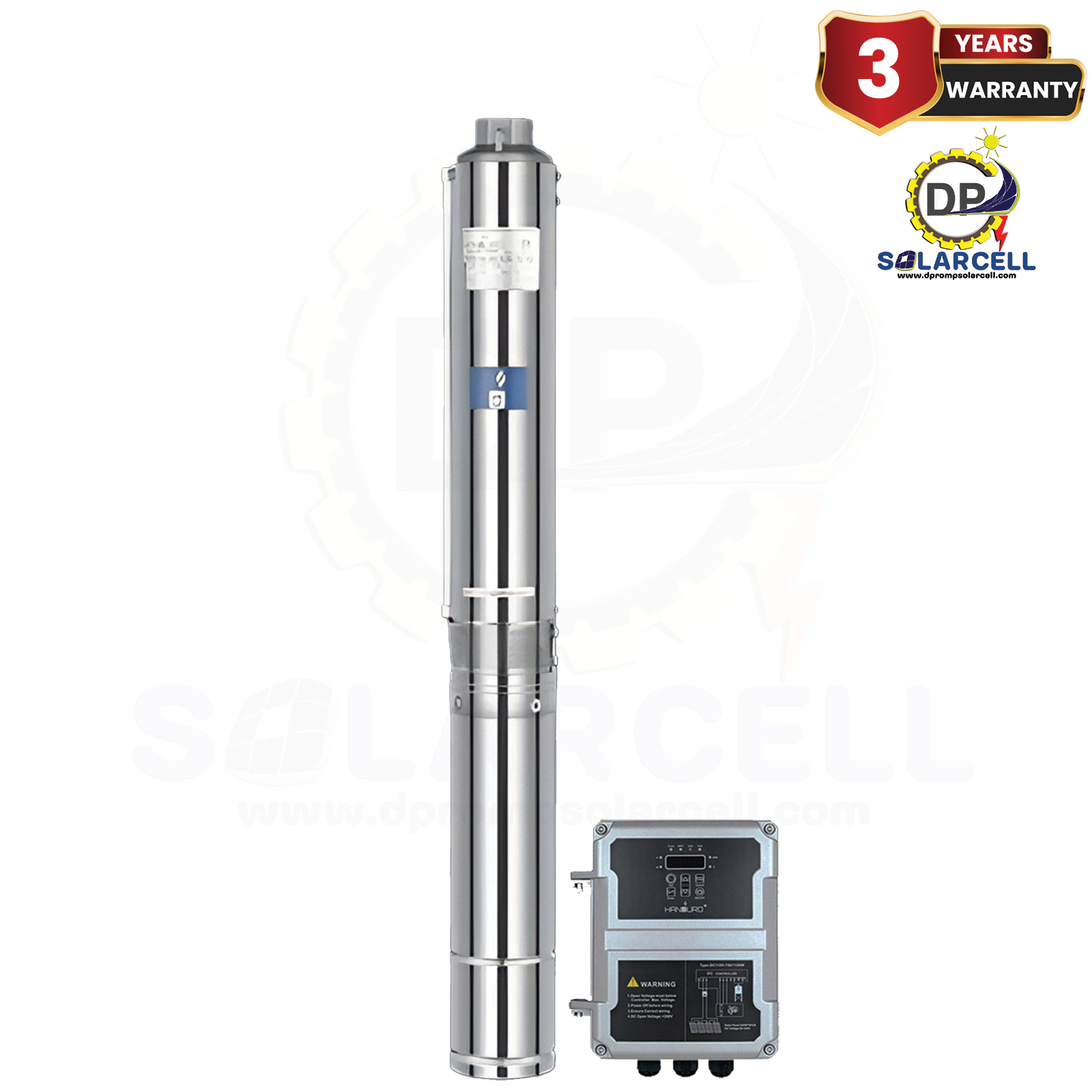 Handuro 3SC6 ส่งสูง 45 เมตร ระบบ 48Vdc ขนาด 600W ท่อส่ง 1.5 นิ้ว