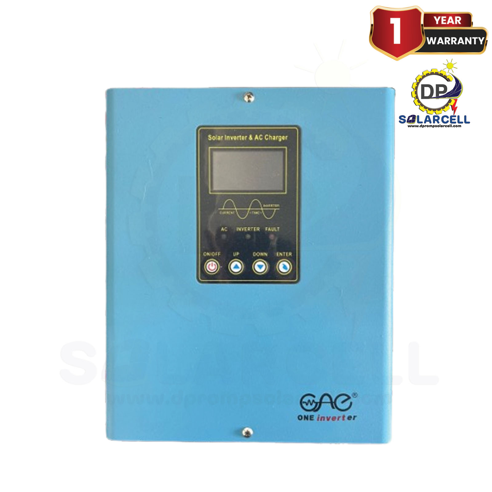 One Hybrird Solas INVERTER 12V 1200W (HSI-12212p30) สีฟ้า